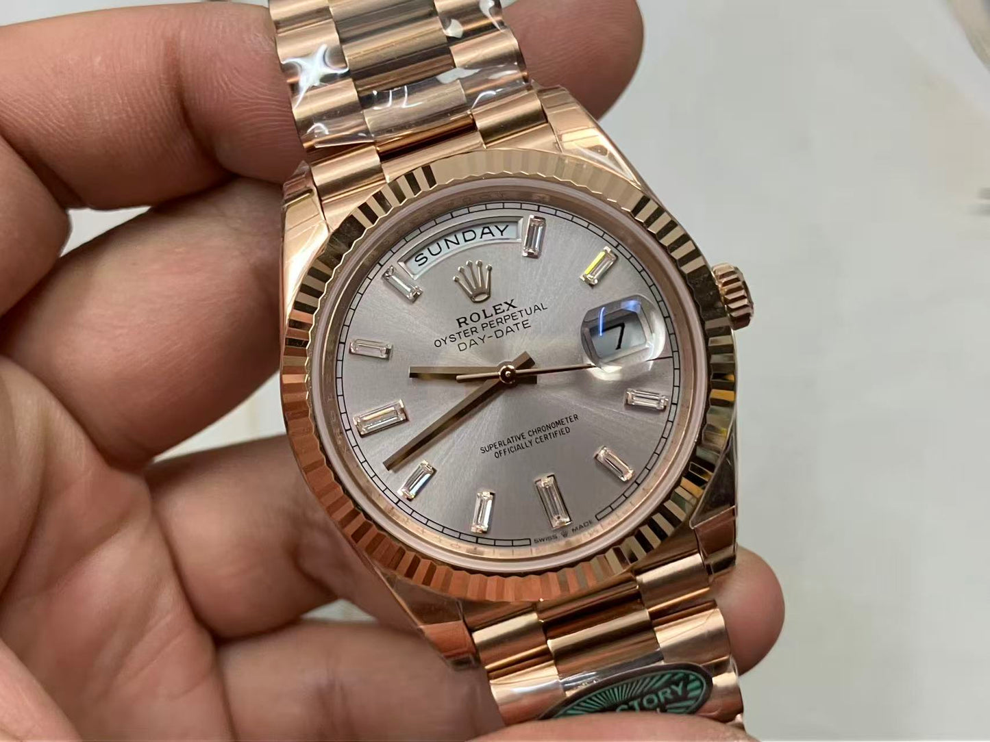 RC Factory Rolex Rose Gold Day Date 40  M228235-0004 RC Factory