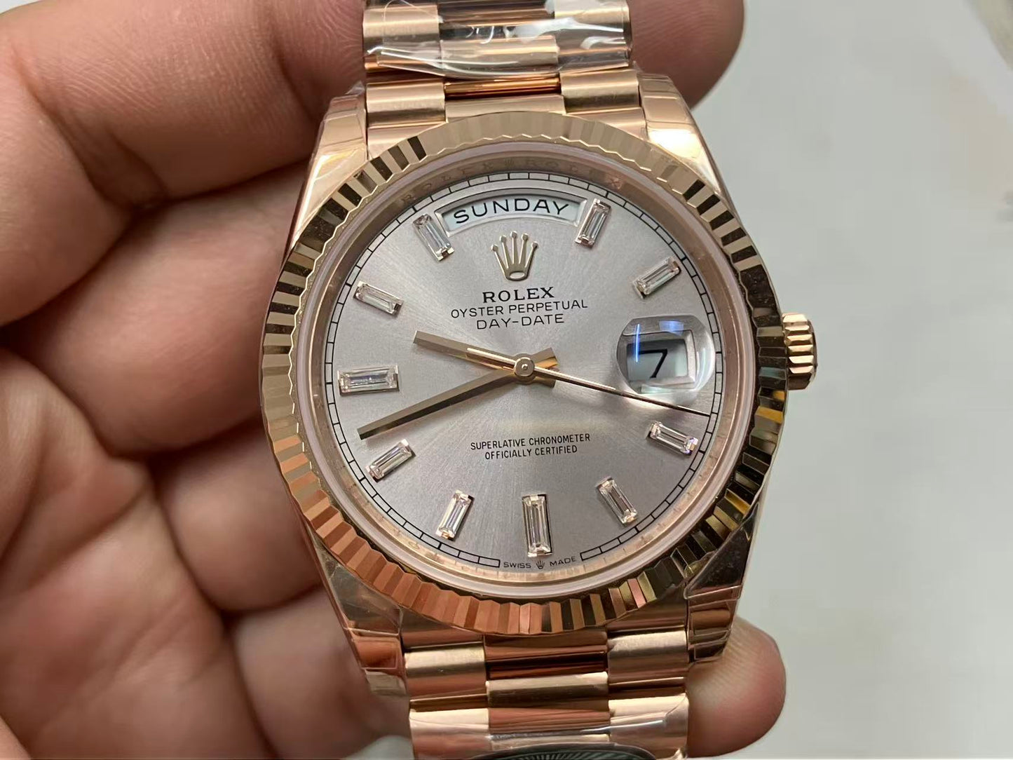 RC Factory Rolex Rose Gold Day Date 40  M228235-0004 RC Factory