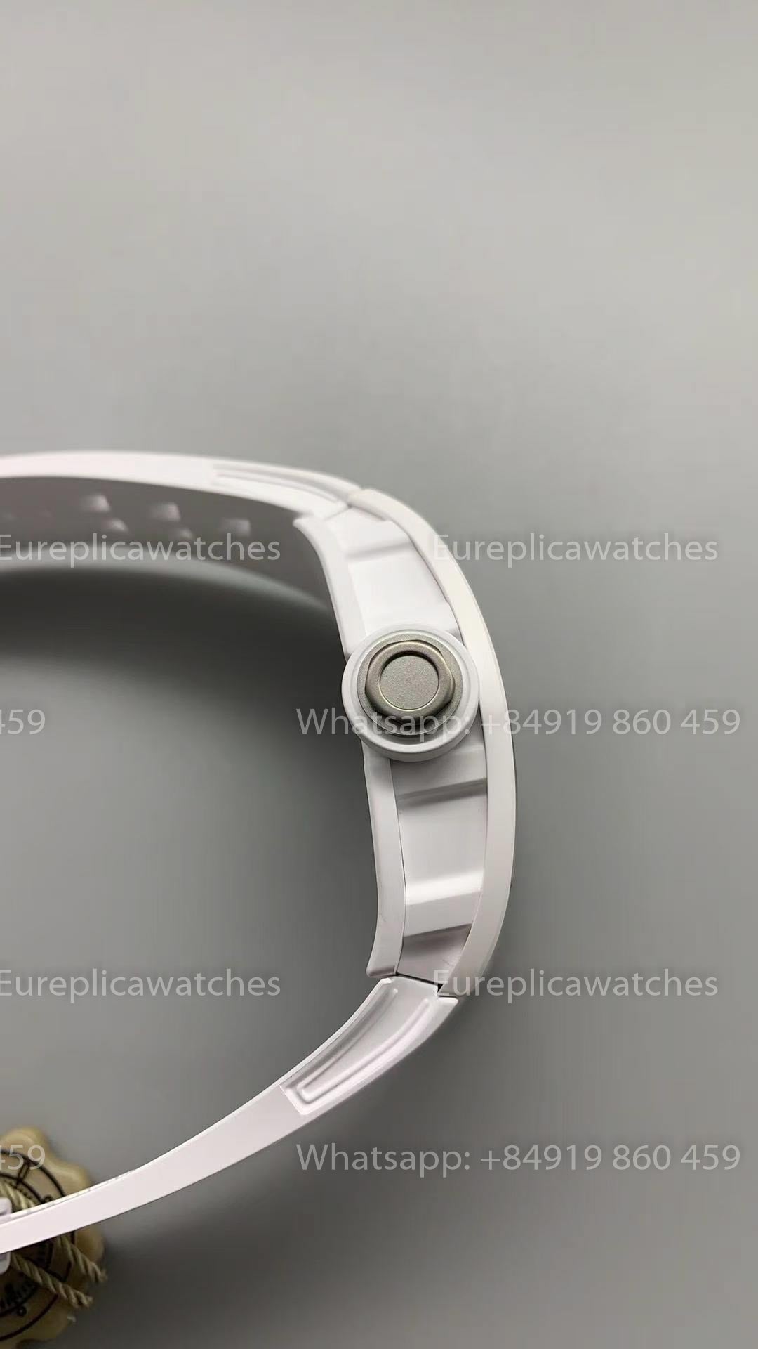 UMI RICHARD MILLE RM055 White Ceramic Case 1:1 High-Grade Custom Edition