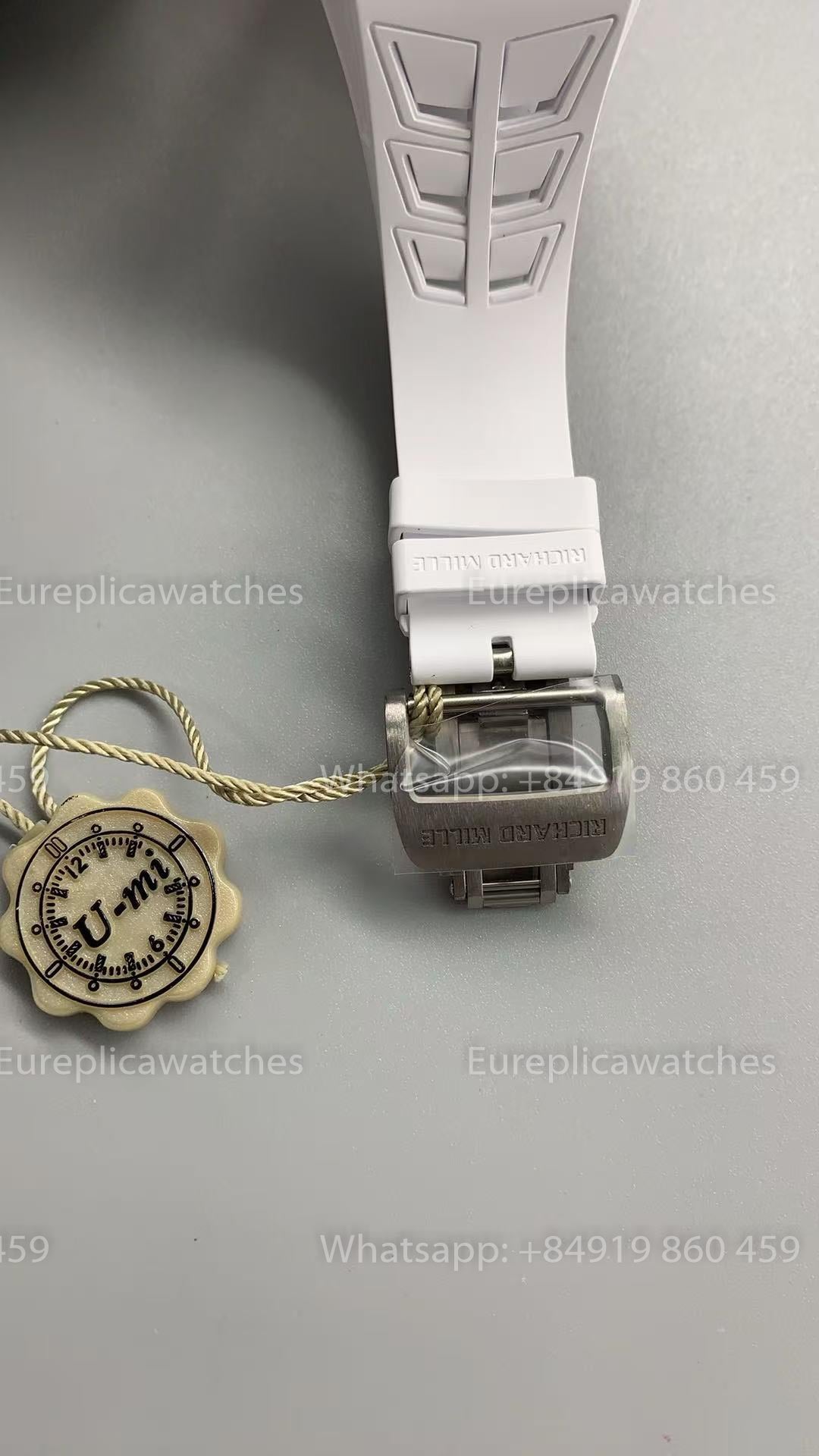 UMI RICHARD MILLE RM055 White Ceramic Case 1:1 High-Grade Custom Edition
