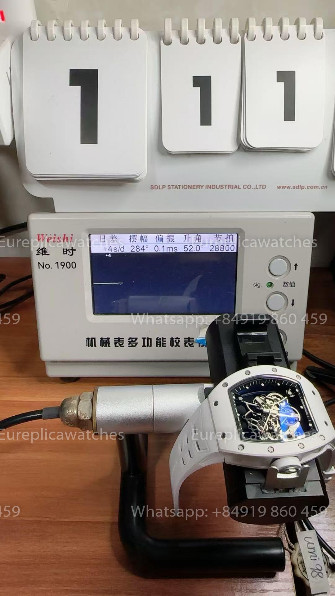 UMI RICHARD MILLE RM055 White Ceramic Case 1:1 High-Grade Custom Edition