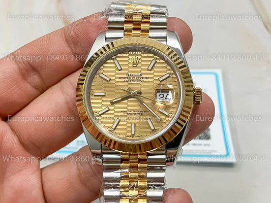 Rolex Datejust M1126333-0022 Yellow Dial 126333-0022 ARF custom gold 18k