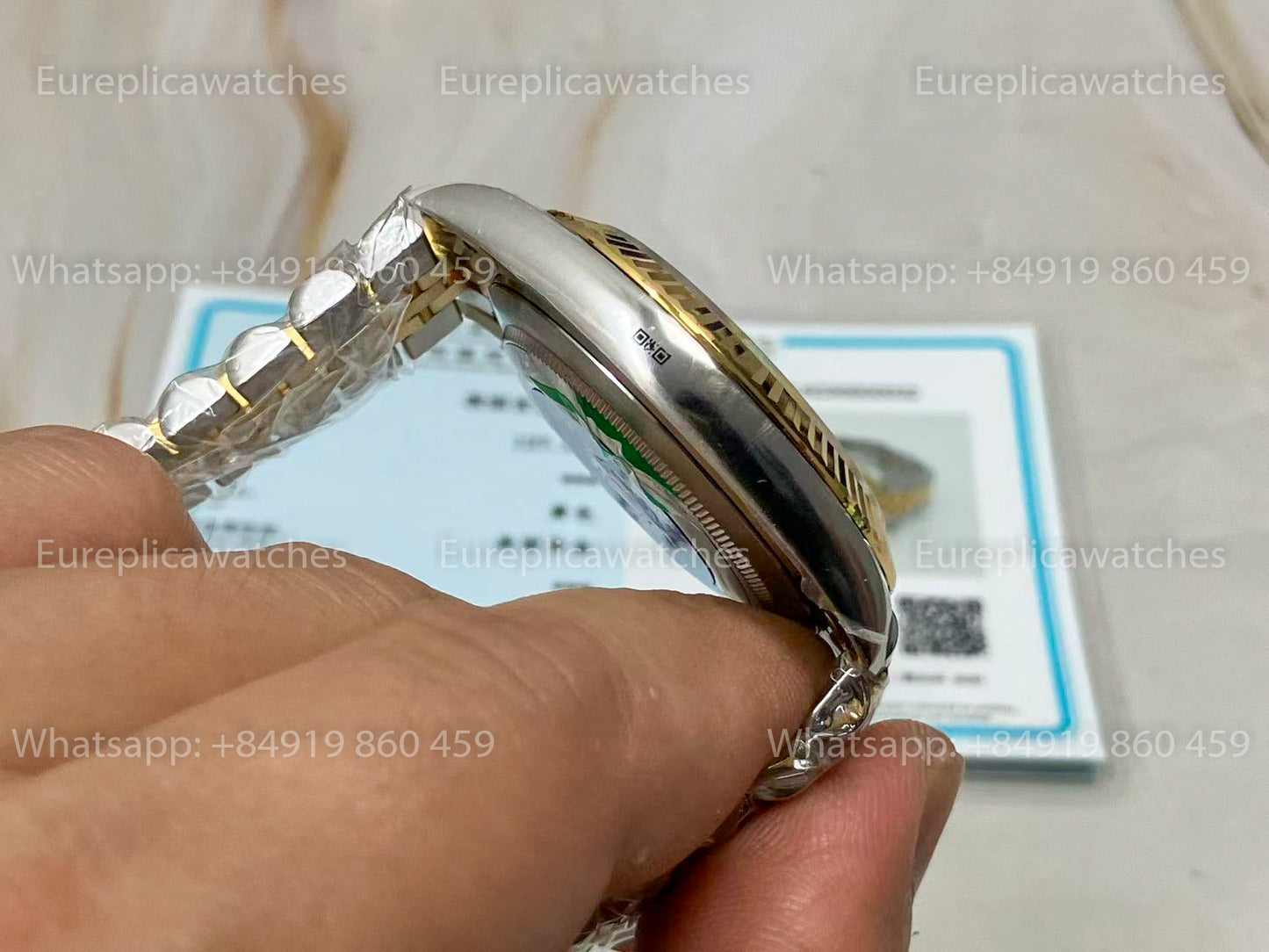 Rolex Datejust M1126333-0022 Yellow Dial 126333-0022 ARF custom gold 18k