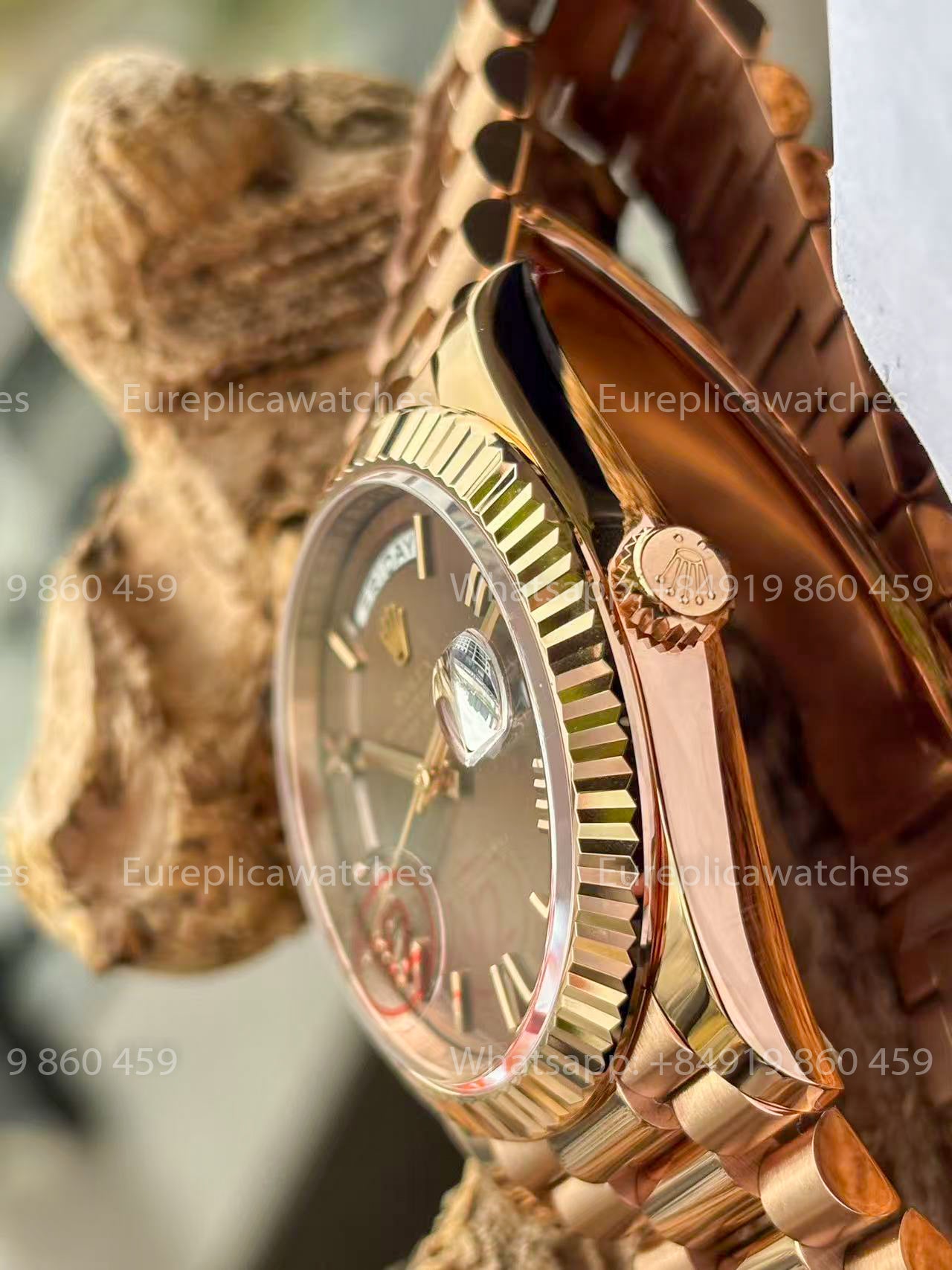VSF Factory - Rolex Day Date 40 M228235-0002 Chocolate  Dial V2 3255 Dandong Movement