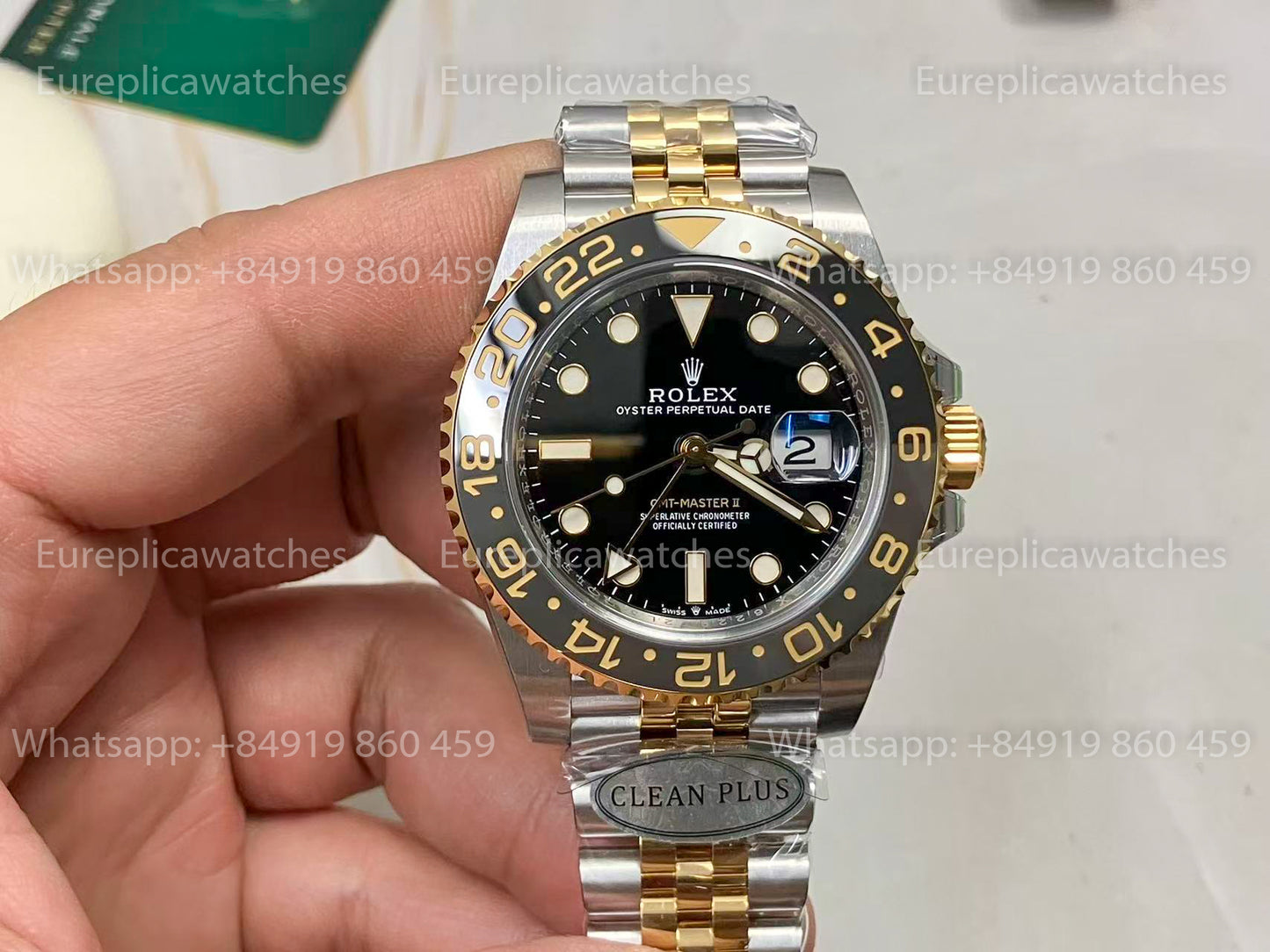 Cplus Factory - Rolex GMT Master II Rolesor M126713GRNR-0001 Jubilee Strap