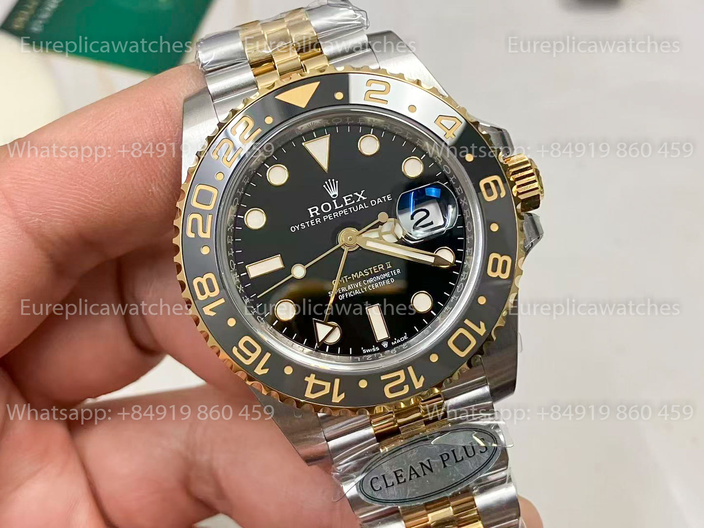 Cplus Factory - Rolex GMT Master II Rolesor M126713GRNR-0001 Jubilee Strap