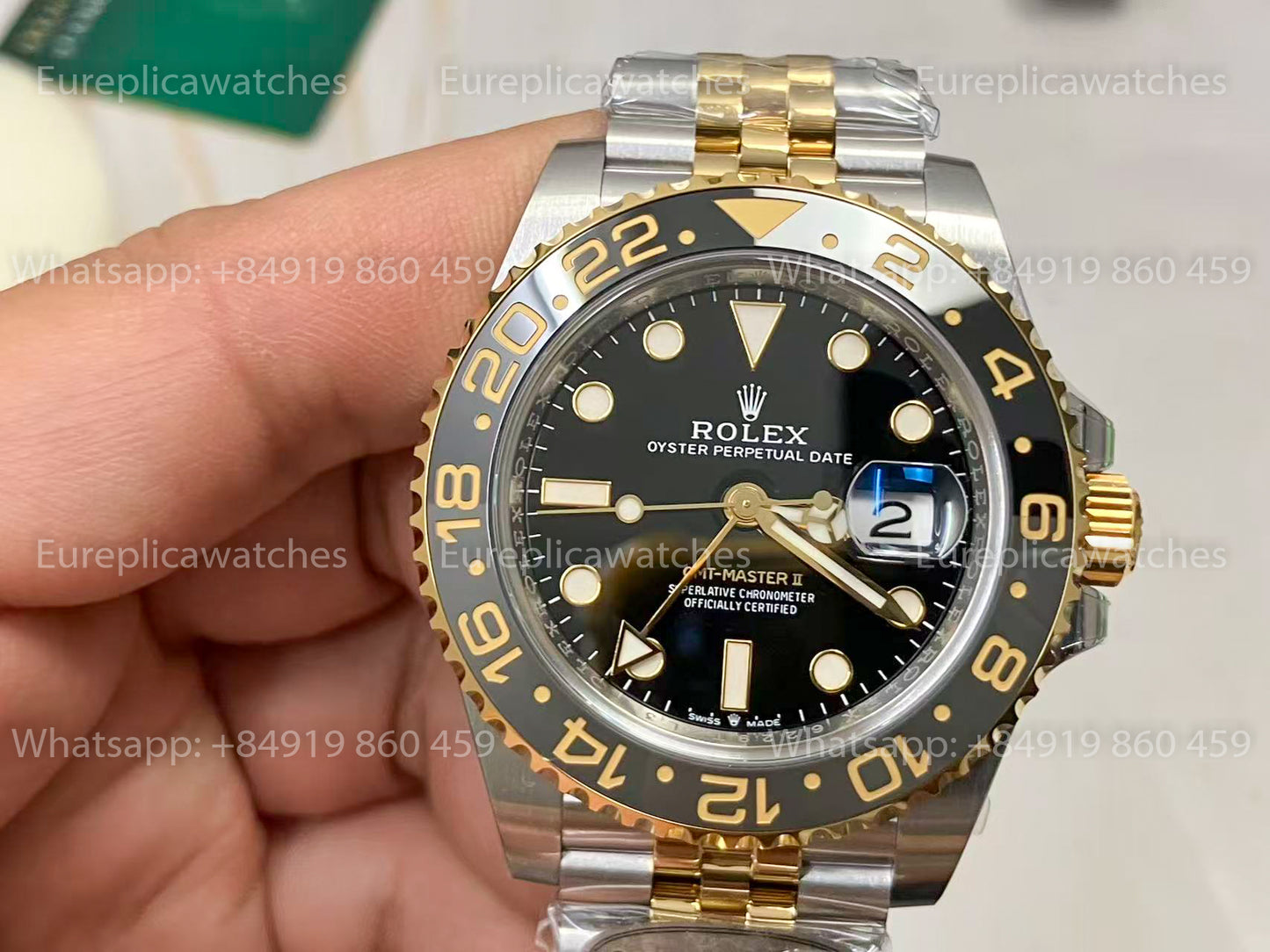 Cplus Factory - Rolex GMT Master II Rolesor M126713GRNR-0001 Jubilee Strap