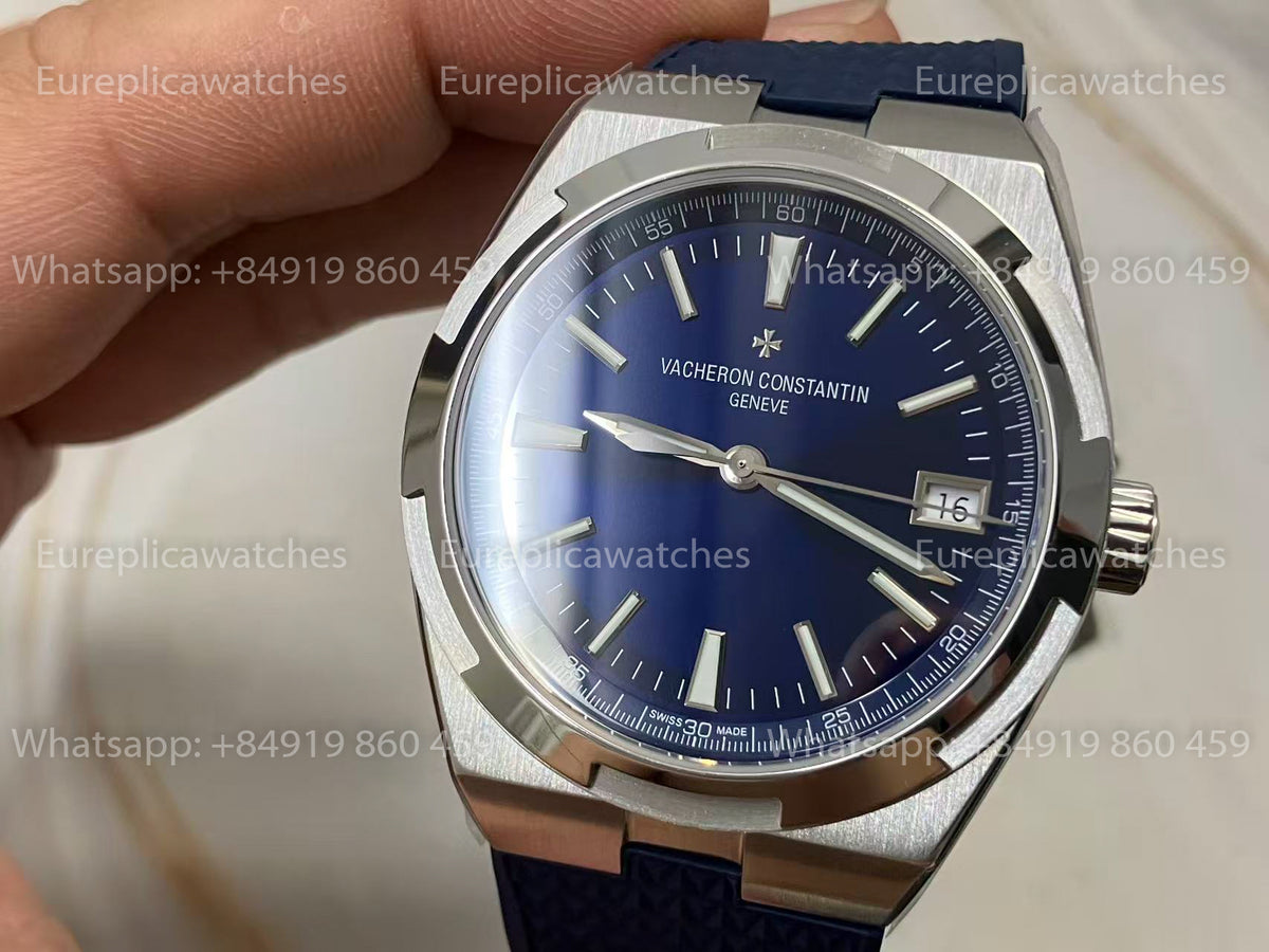 Vacheron Constantin Overseas 4500V 1:1 Best Edition PPF Factory Blue Rubber Strap