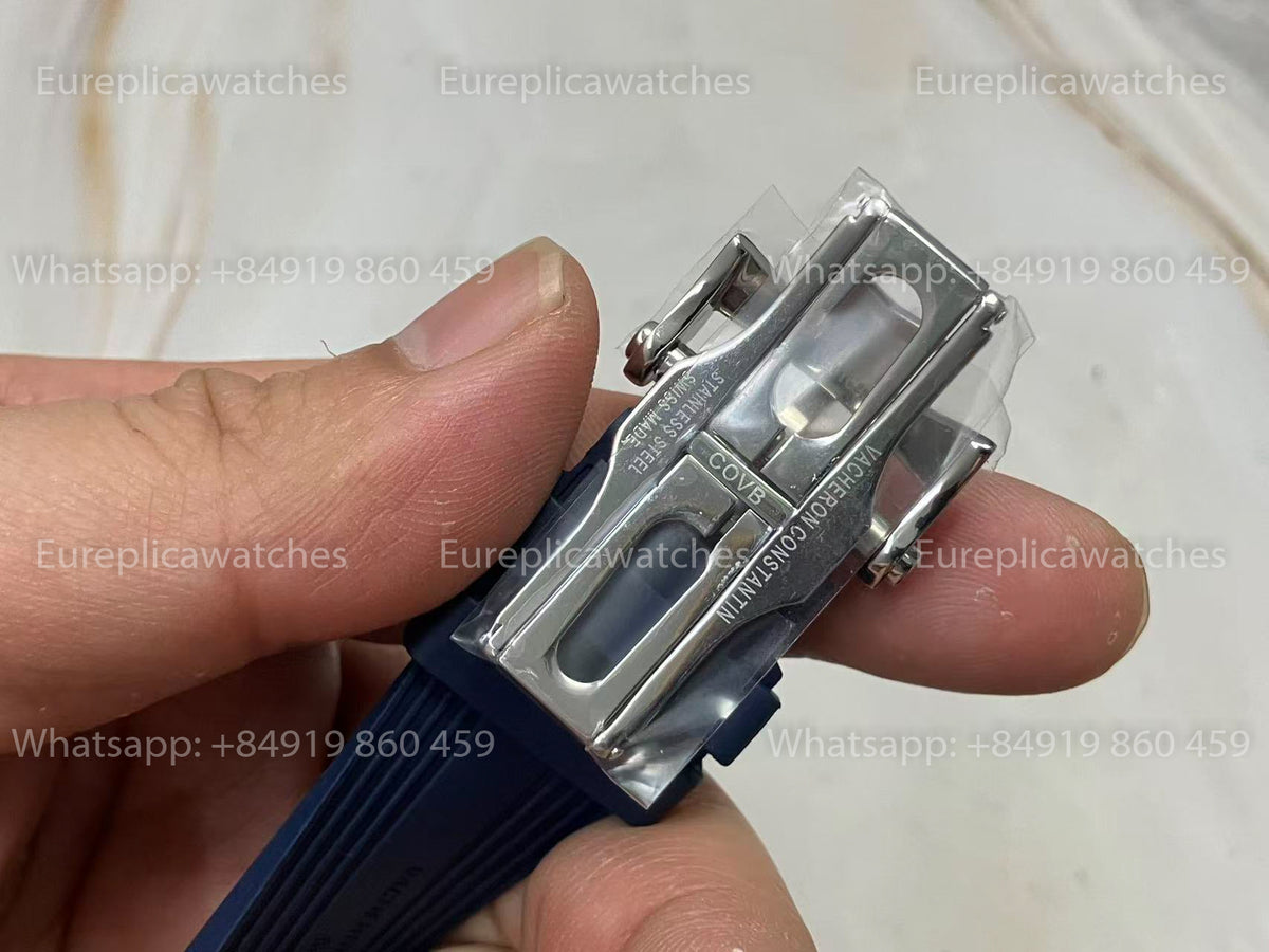 Vacheron Constantin Overseas 4500V 1:1 Best Edition PPF Factory Blue Rubber Strap