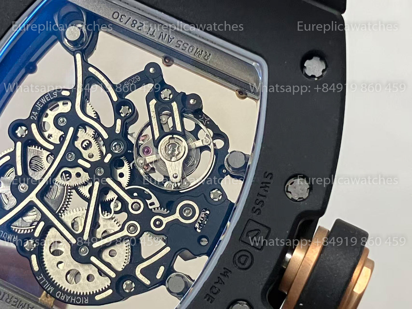 UMI RICHARD MILLE RM055 Black Ceramic Case 1:1 High-Grade Custom Edition