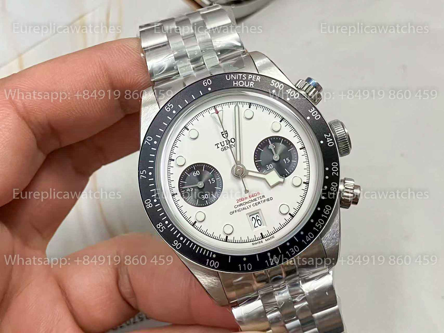 M+ Factory - Tudor Black Bay Chrono M79360N-0014 White dial