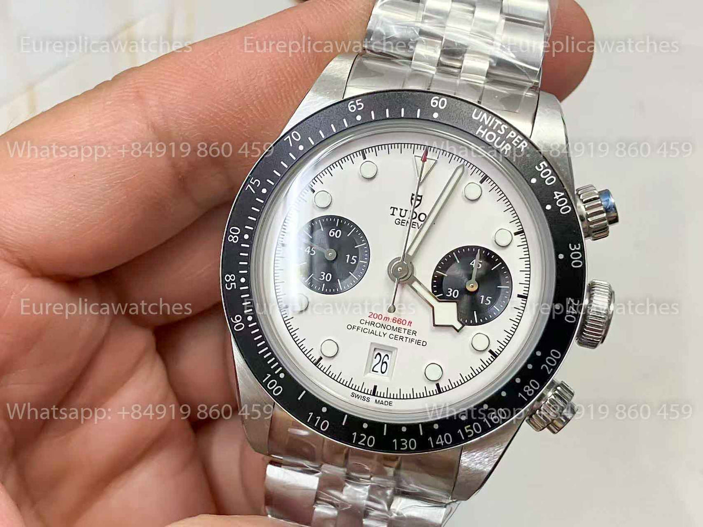 M+ Factory - Tudor Black Bay Chrono M79360N-0014 White dial
