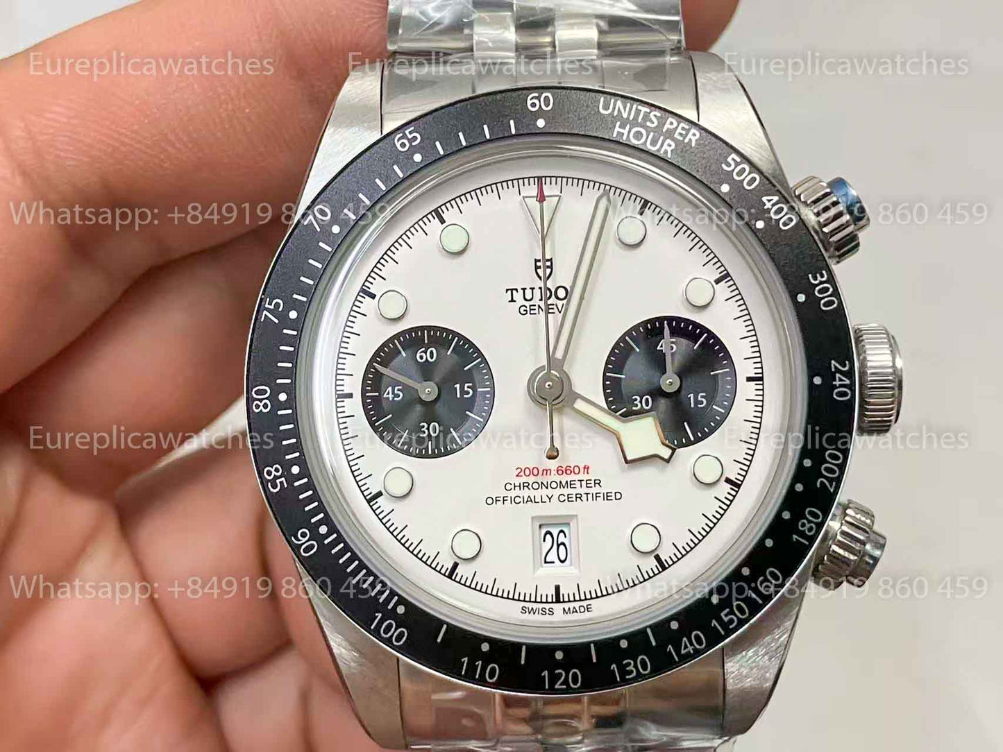 M+ Factory - Tudor Black Bay Chrono M79360N-0014 White dial