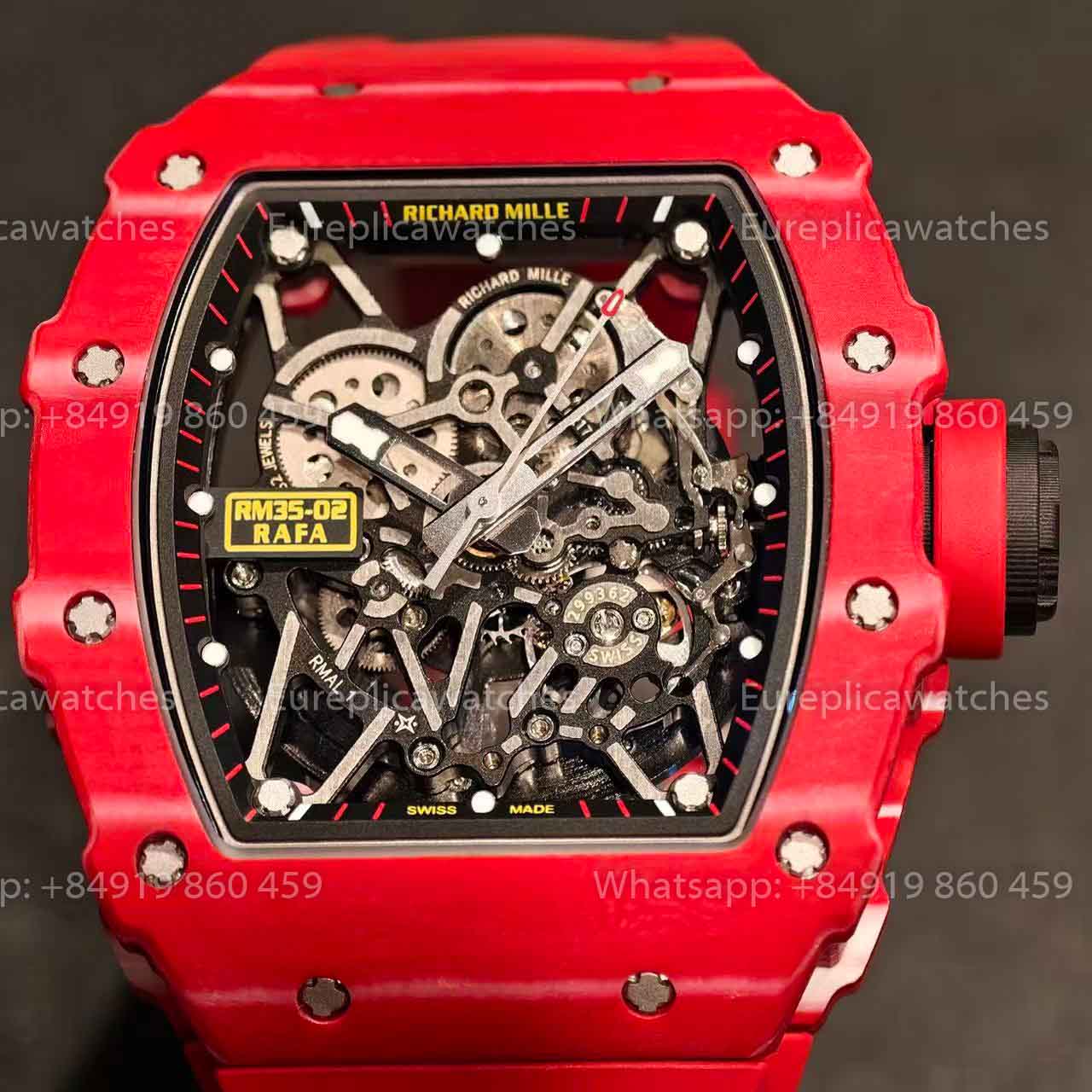 Mille Studio - Richard Mille RM035-02 Rafael Nadal Red Carbon NTPT