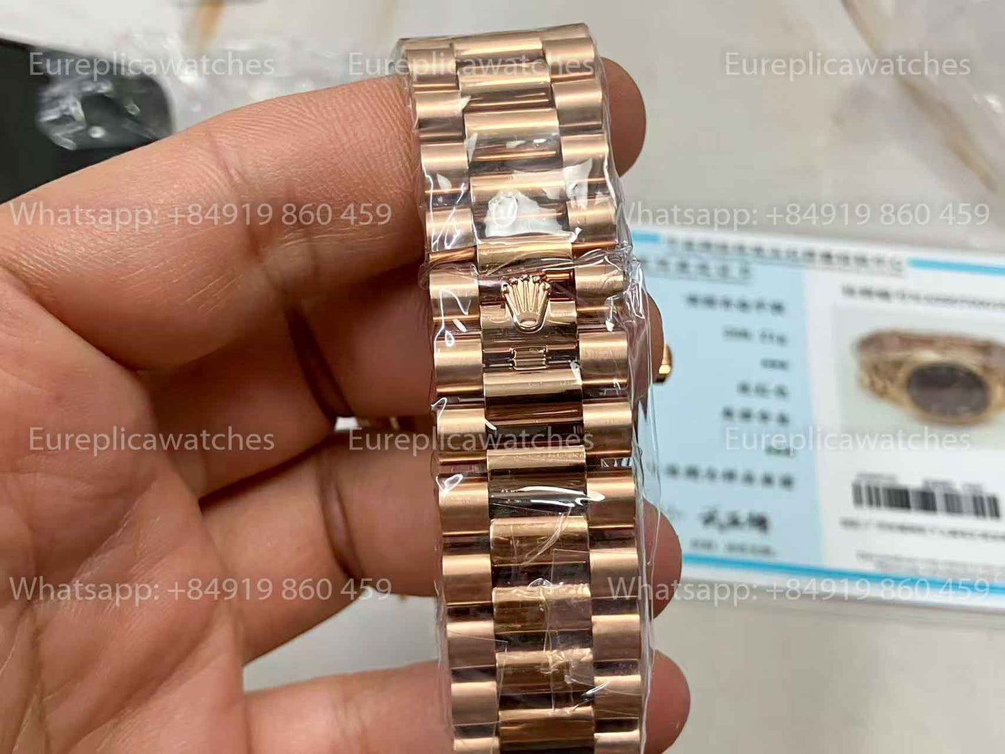CBD Custom - Rolex Day Date President Automatic 228235 18k rose gold filled 210 gram