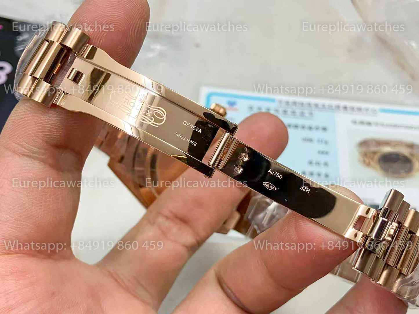 CBD Custom - Rolex Day Date President Automatic 228235 18k rose gold filled 210 gram