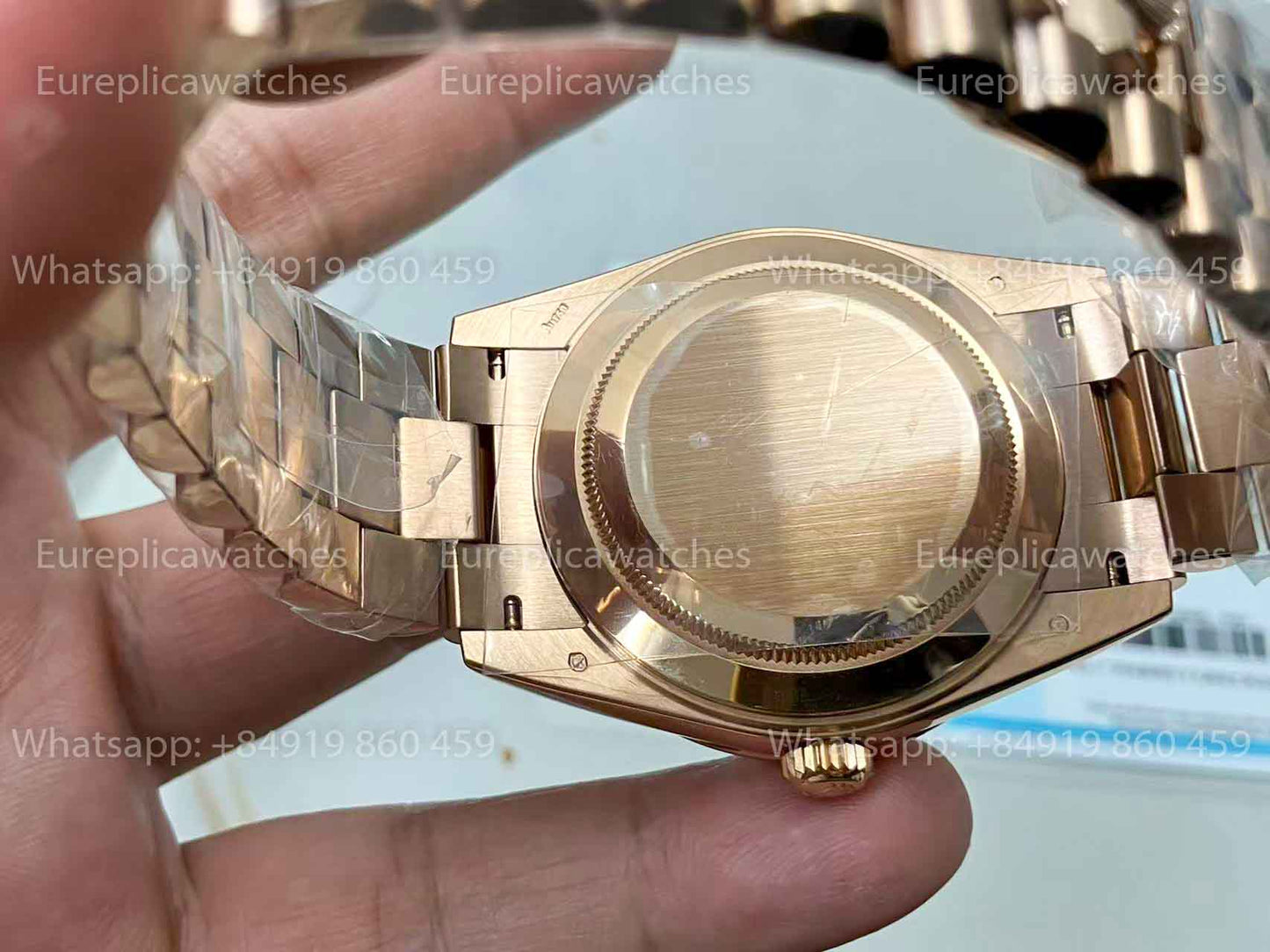 CBD Custom - Rolex Day Date President Automatic 228235 18k rose gold filled 210 gram