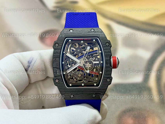 RICH Factory - Richard Mille RM67-02 with NTPT carbon case, weighing only 32 grams.
