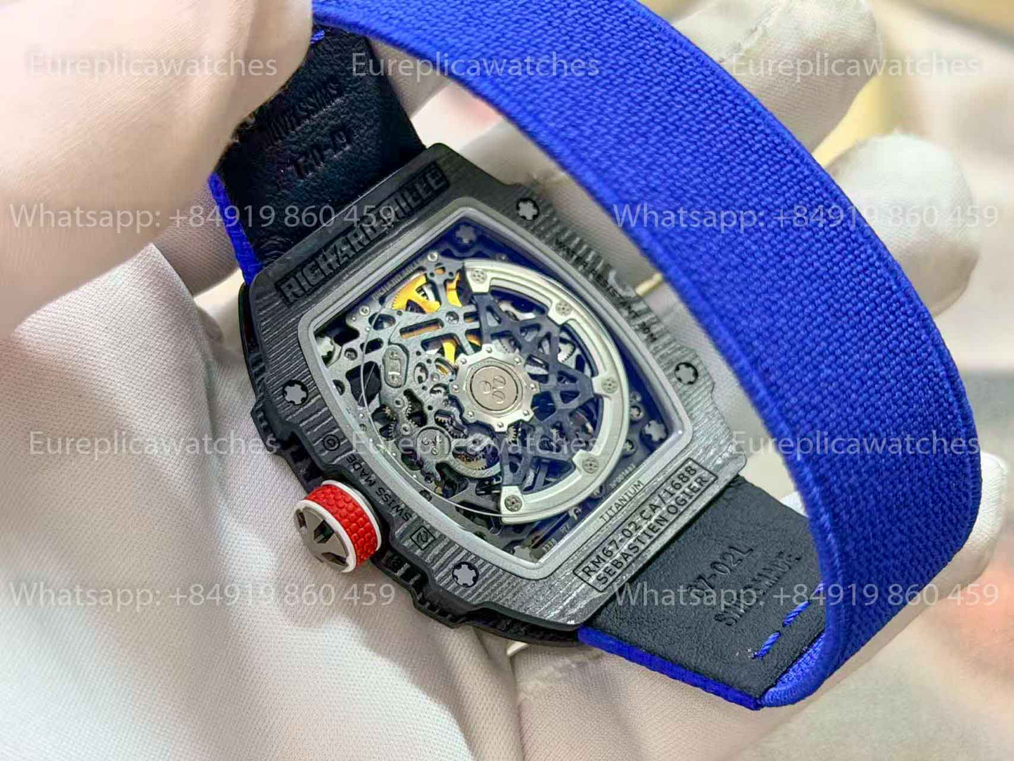 RICH Factory - Richard Mille RM67-02 with NTPT carbon case, weighing only 32 grams.