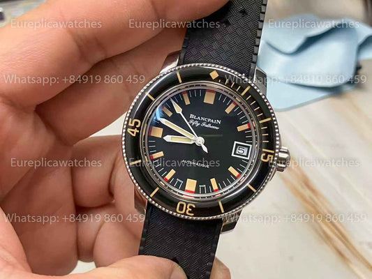 Blancpain Fifty Fathoms Barakuda 5008B 1130 B52A 1:1 Best Edition ZF Factory Black Dial