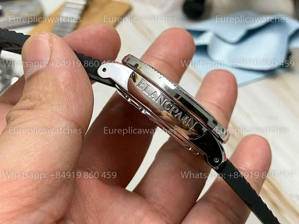 Blancpain Fifty Fathoms Barakuda 5008B 1130 B52A 1:1 Best Edition ZF Factory, schwarzes Zifferblatt