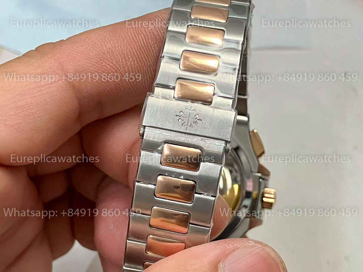 Patek Philippe Nautilus 5980/1AR-001 1:1 Beste Version 3K Factory V3 Upgraded Edition Blaues Zifferblatt