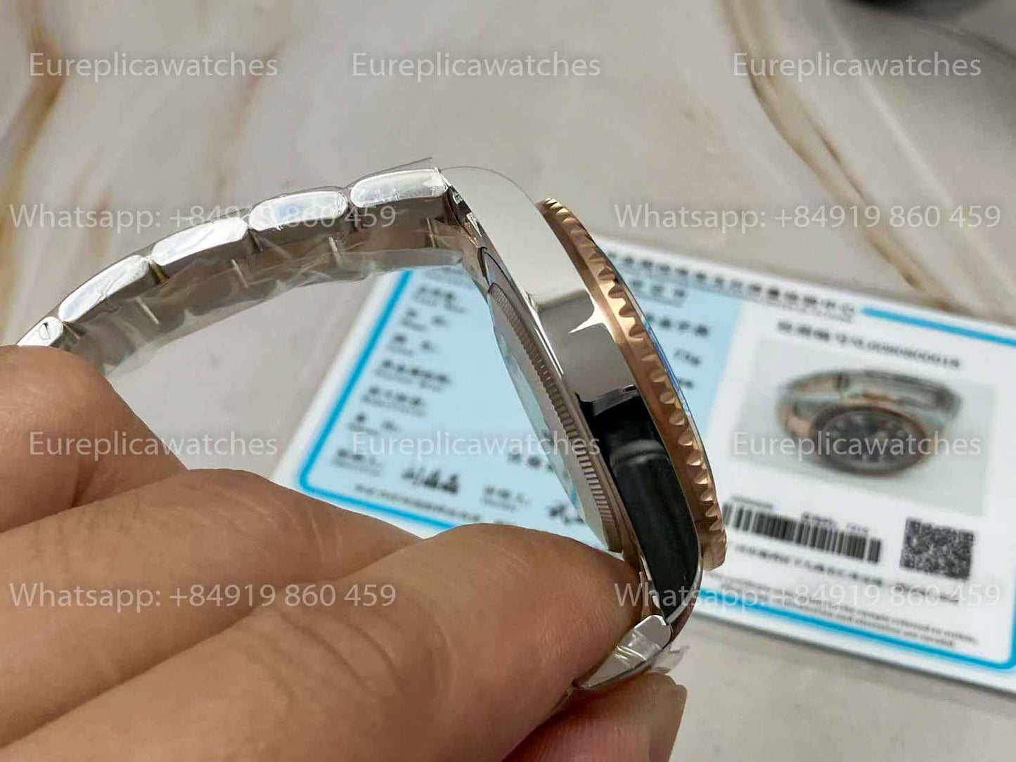 Rolex GMT-Master II Root Beer Men's Watch 126711CHNR-0002 Rose gold Wrapped