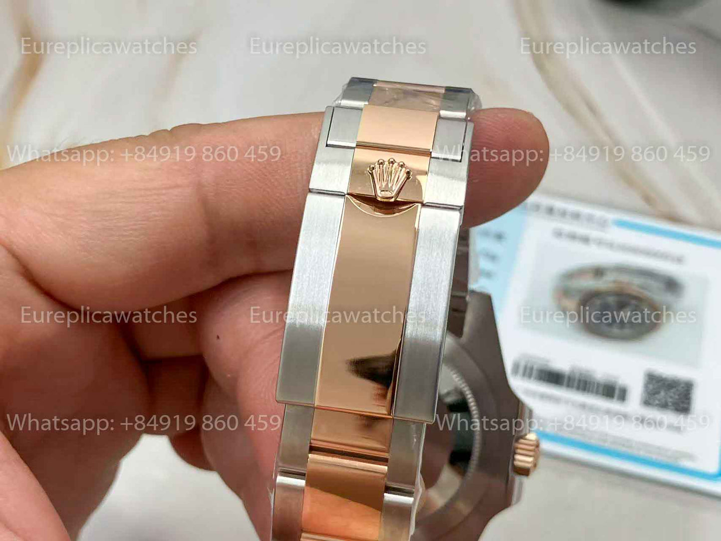 Rolex GMT-Master II Root Beer Men's Watch 126711CHNR-0002 Rose gold Wrapped