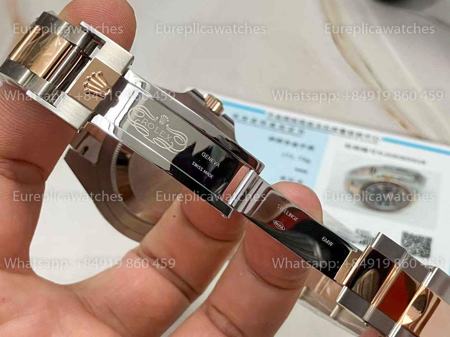 Rolex GMT-Master II Root Beer Men's Watch 126711CHNR-0002 Rose gold Wrapped
