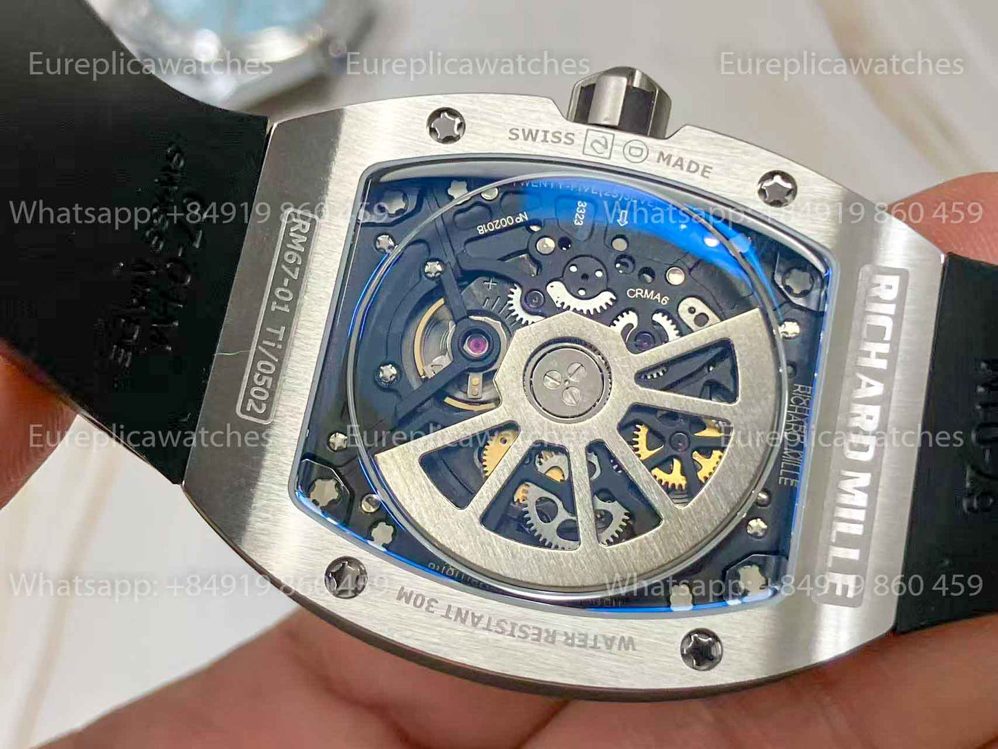 UMI Factory - Richard Mille RM67-01 Titanium Includes 1 fabric watch strap.