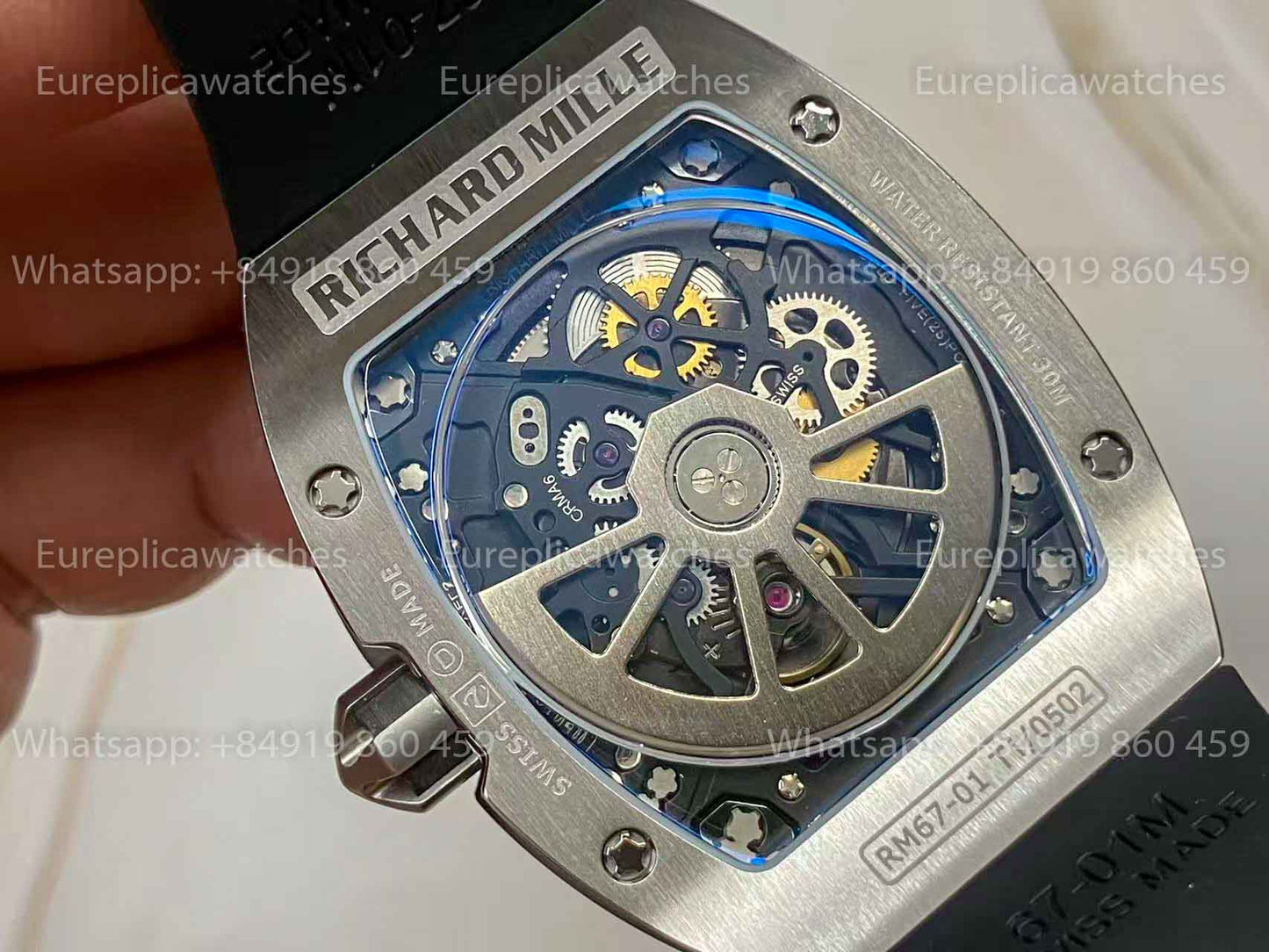 UMI Factory - Richard Mille RM67-01 Titanium Includes 1 fabric watch strap.