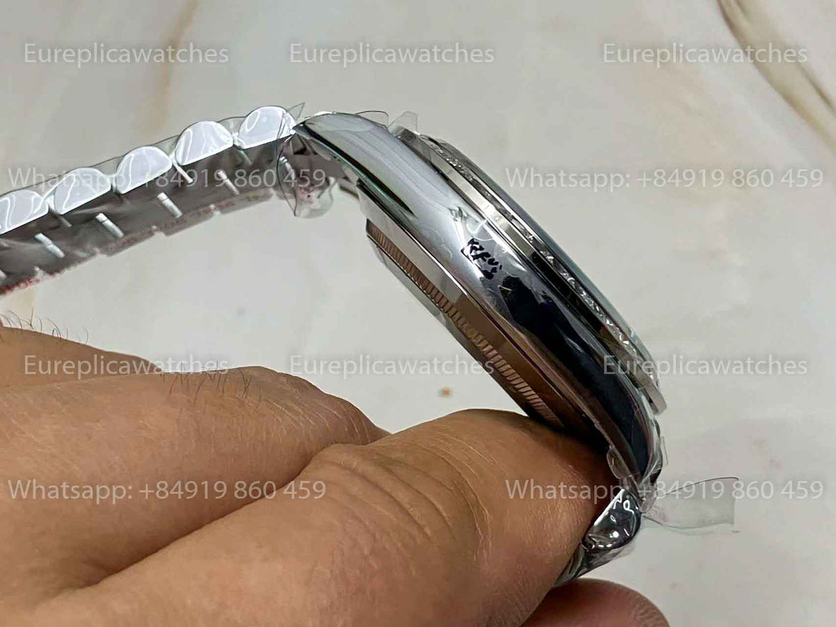 Rolex Day Date M228396TBR-0002 1:1 Meilleure édition GM Factory Cadran bleu glace