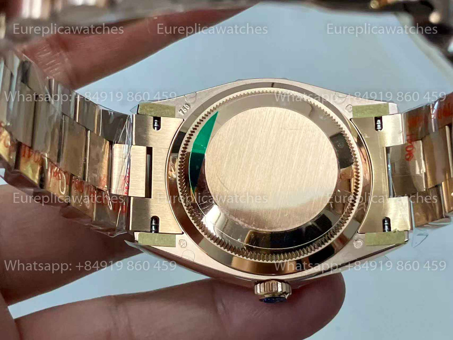 Rolex Day Date m128395tbr-0032 Rose Gold 1:1 Best Clone 8+ Factory Counterweight Version