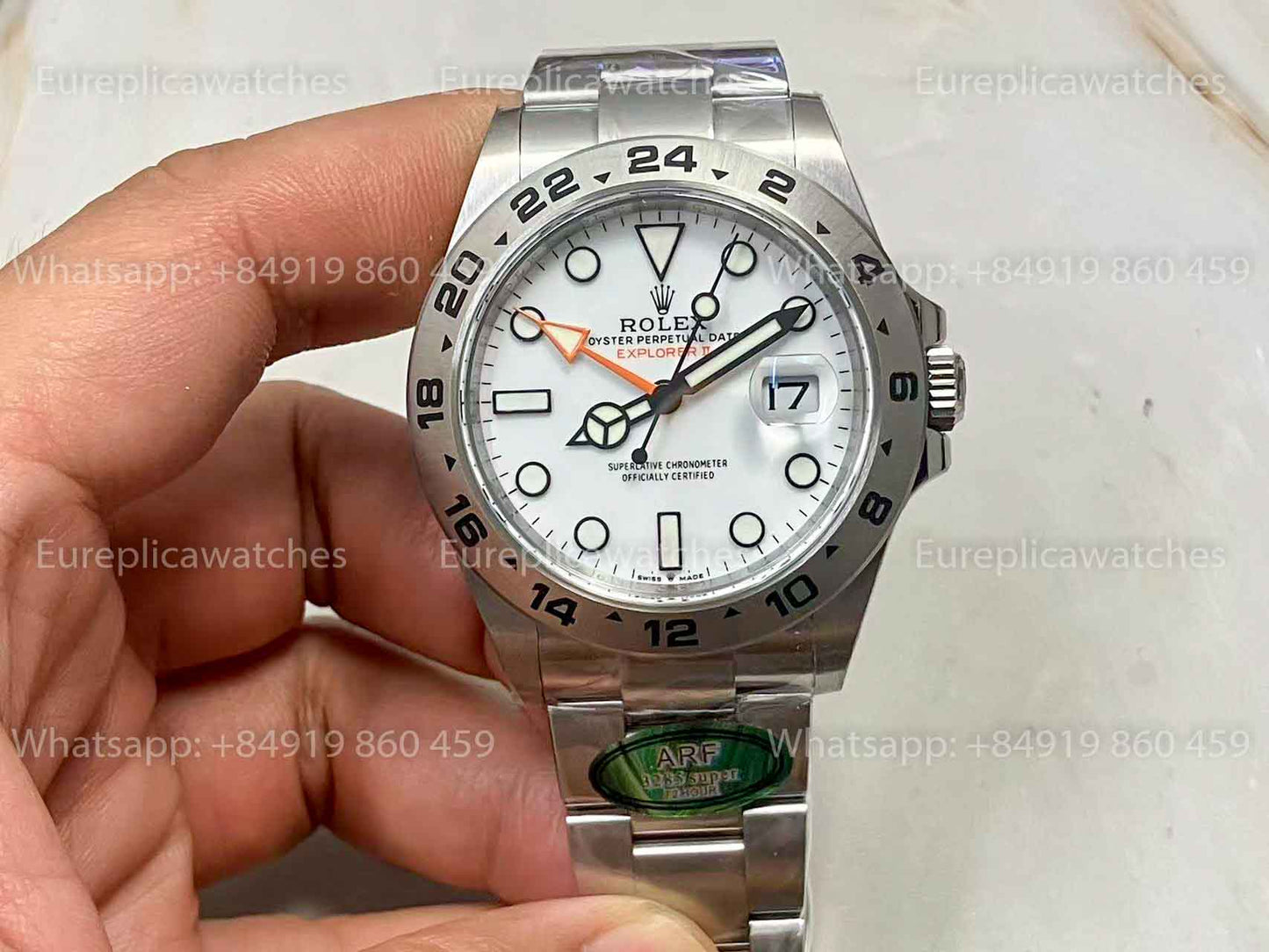 Rolex Explorer II 226570 ARF Factory 1:1 Best Clone White Dial