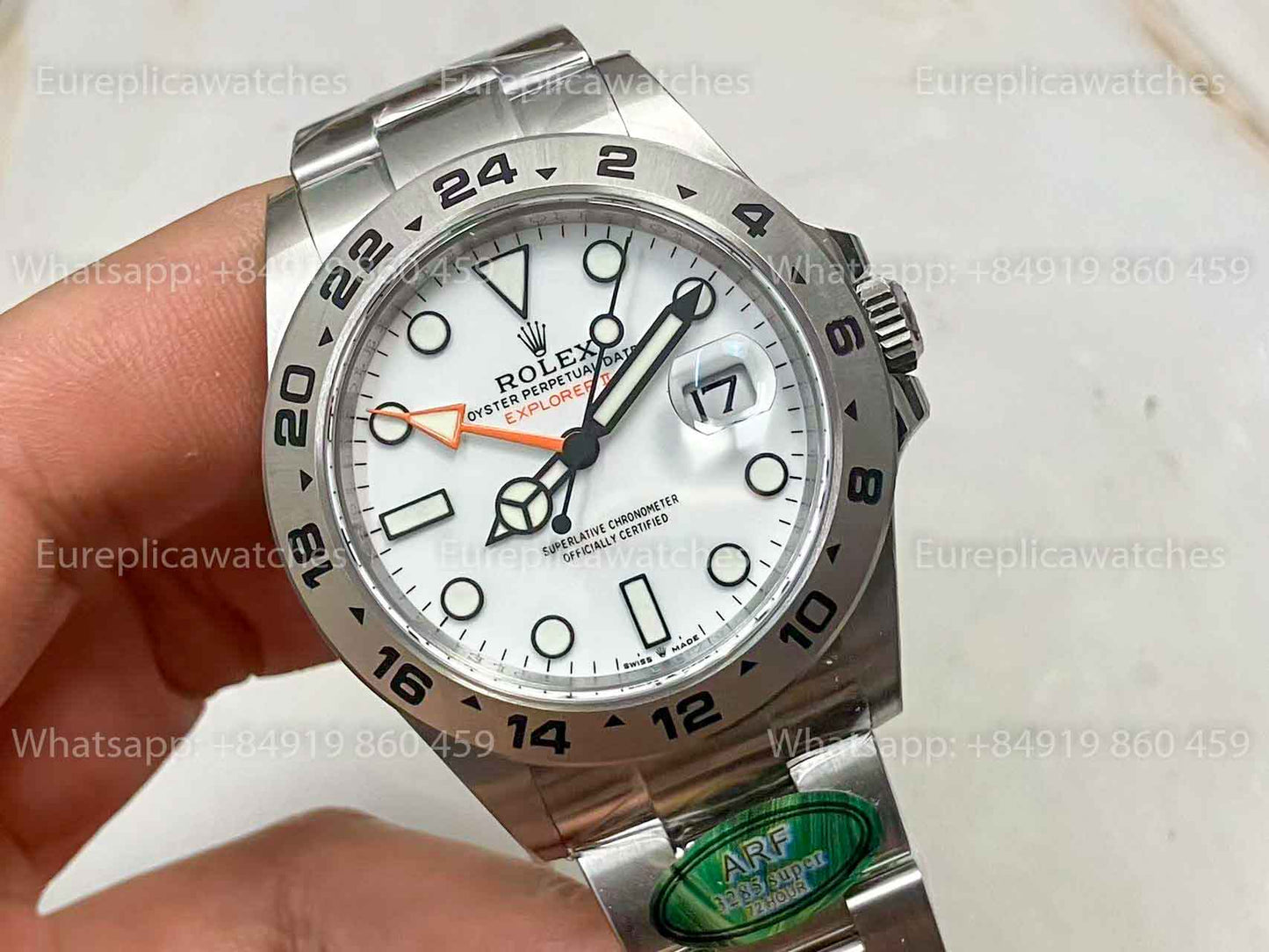 Rolex Explorer II 226570 ARF Factory 1:1 Best Clone White Dial