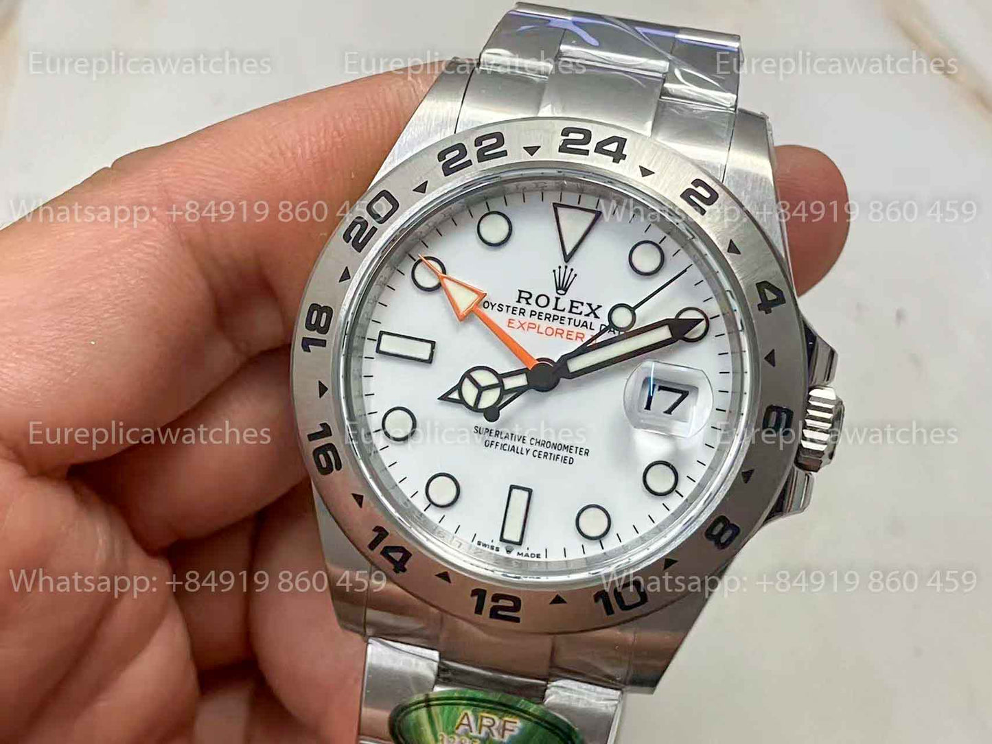 Rolex Explorer II 226570 ARF Factory 1:1 Best Clone White Dial