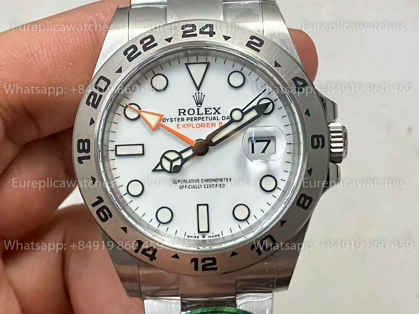 Rolex Explorer II 226570 ARF Factory 1:1 Best Clone White Dial