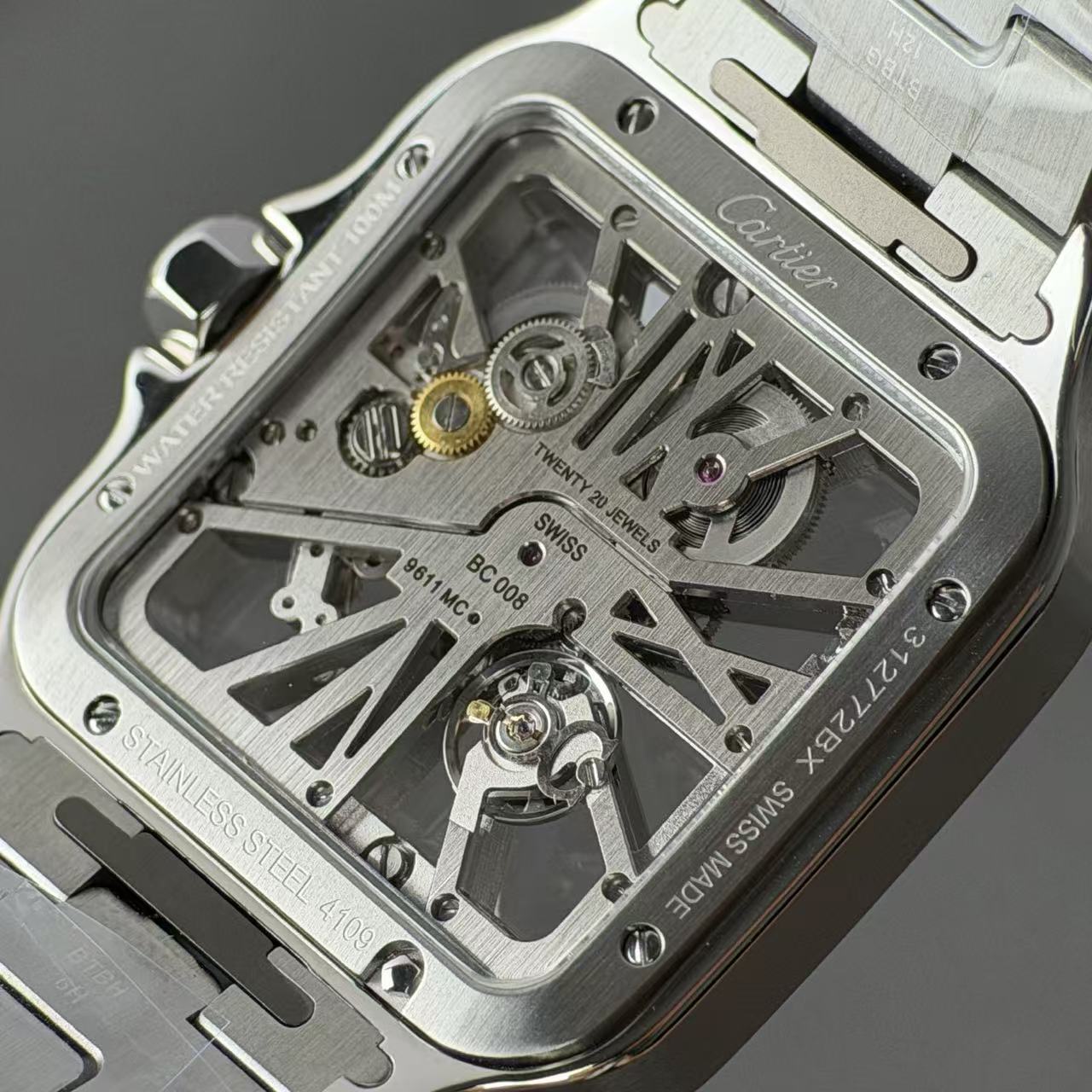 Rich Factory - Cartier Santos Skeleton RF Factory