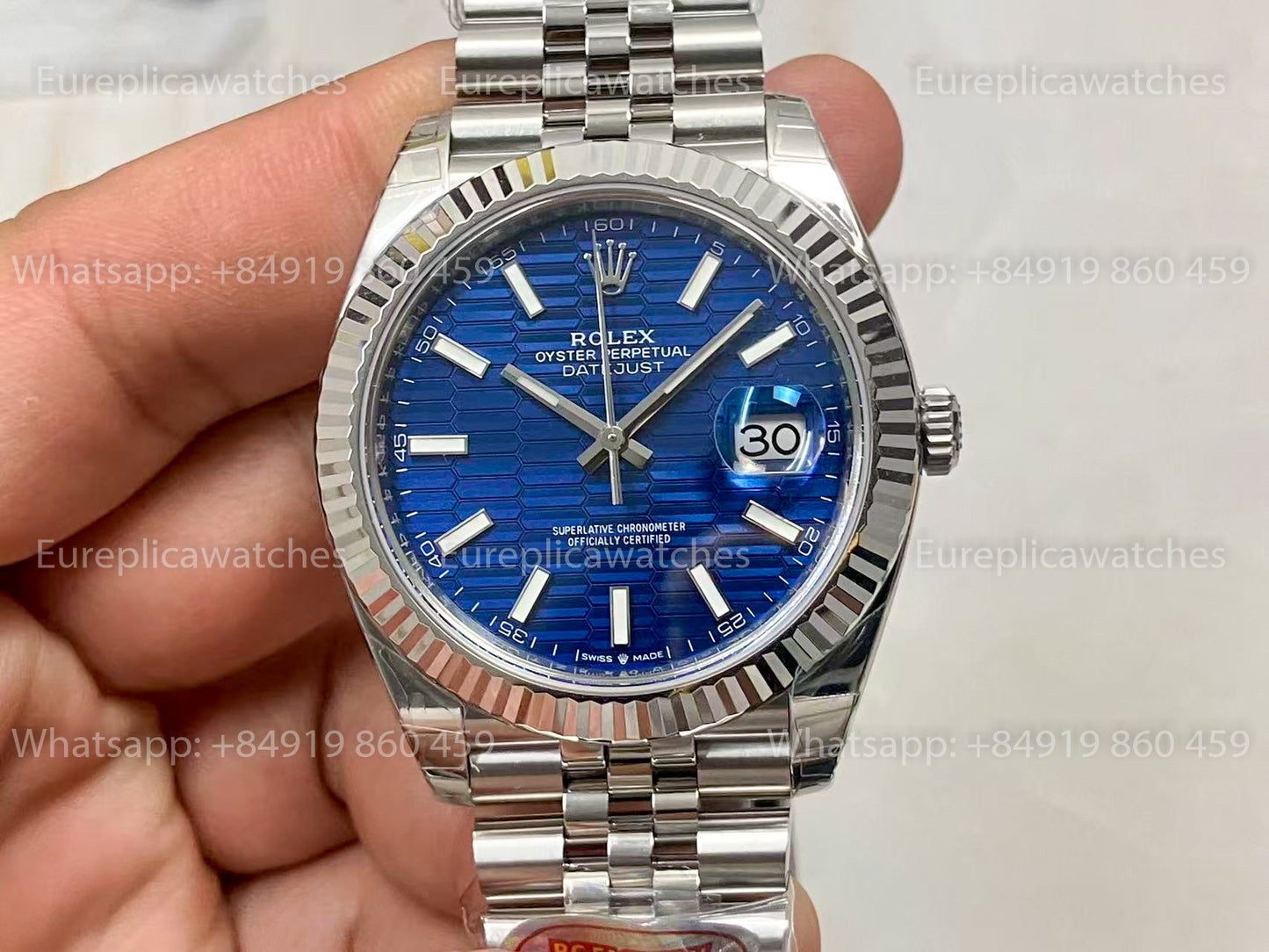 RC Factory - Rolex Datejust M126334-0032 41MM Blue Dial