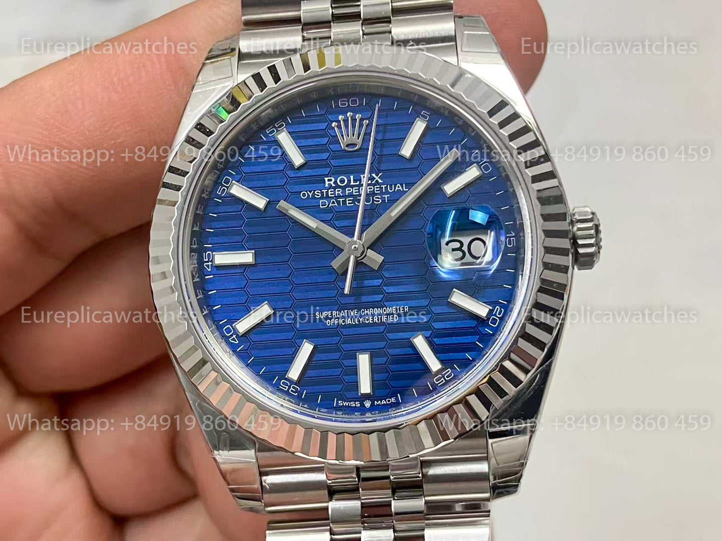 RC Factory - Rolex Datejust M126334-0032 41MM Blue Dial