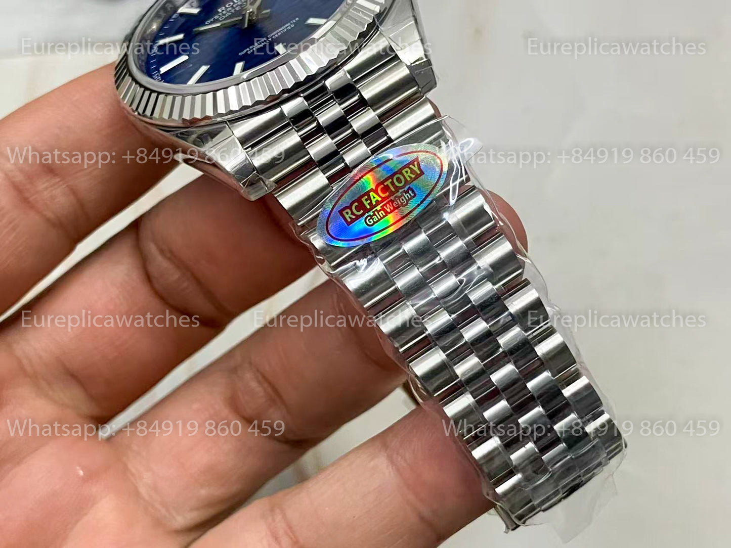 RC Factory - Rolex Datejust M126334-0032 41MM Blue Dial