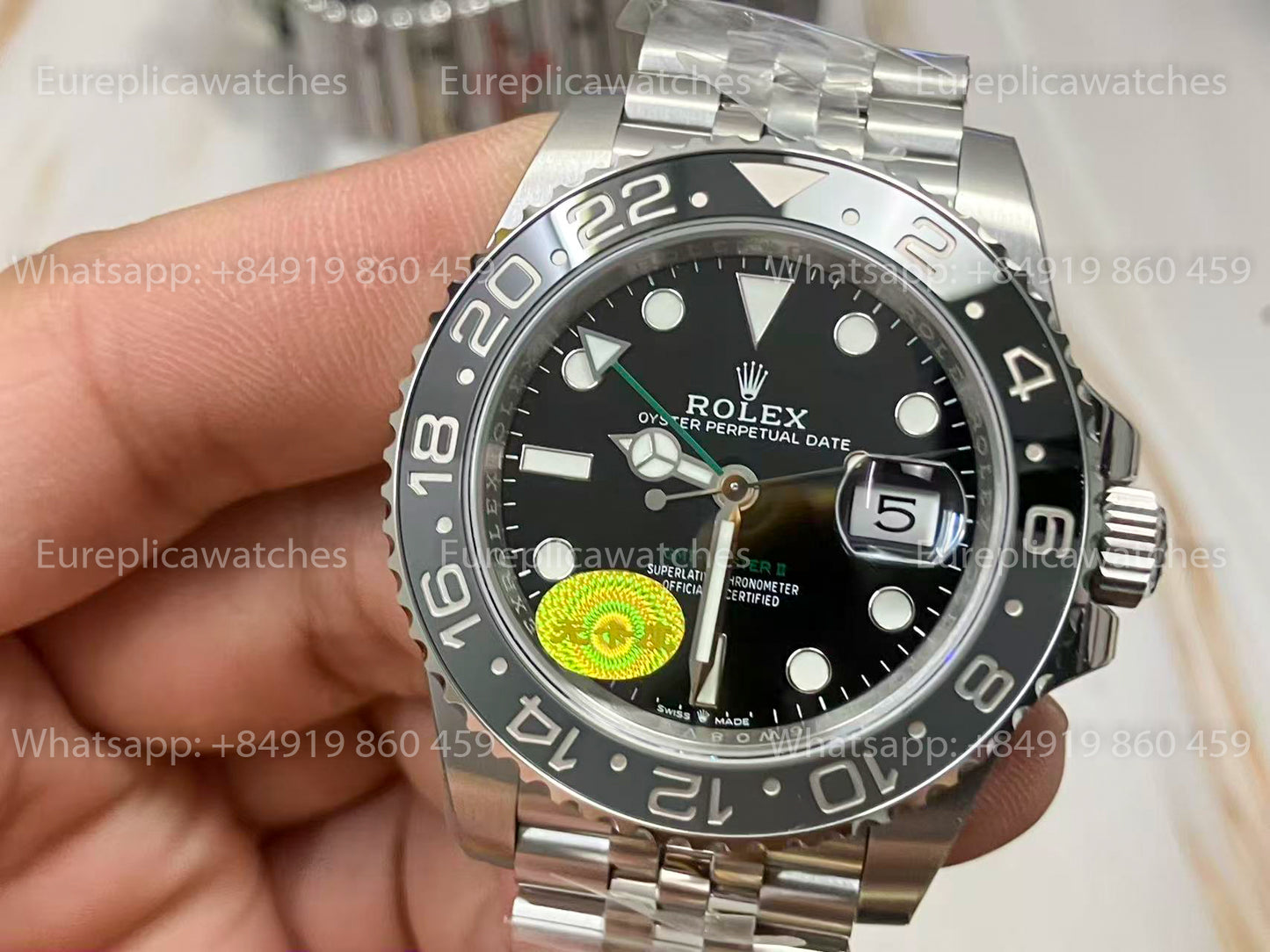 VSF Rolex GMT Master II m126710 Bruce Wayne Batman V3 Dandong 3285 Movement VS factory