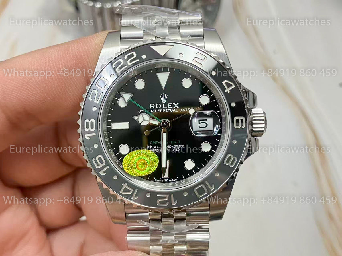 VSF Rolex GMT Master II m126710 Bruce Wayne Batman V3 Dandong 3285 Movement VS factory