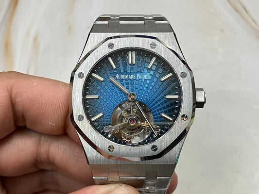 Audemars Piguet Royal Oak Tourbillon 26530ST.OO.1220ST.01 BBS Factory 1:1 Beste Version Blau Silber