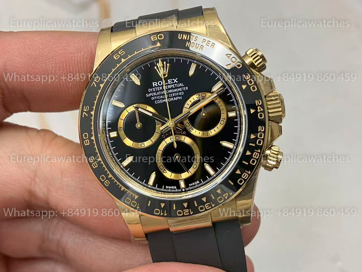 BDS Factory Rolex Cosmograph Daytona 40mm M126518LN-0008 Yellow Gold – Full-Weight Edition