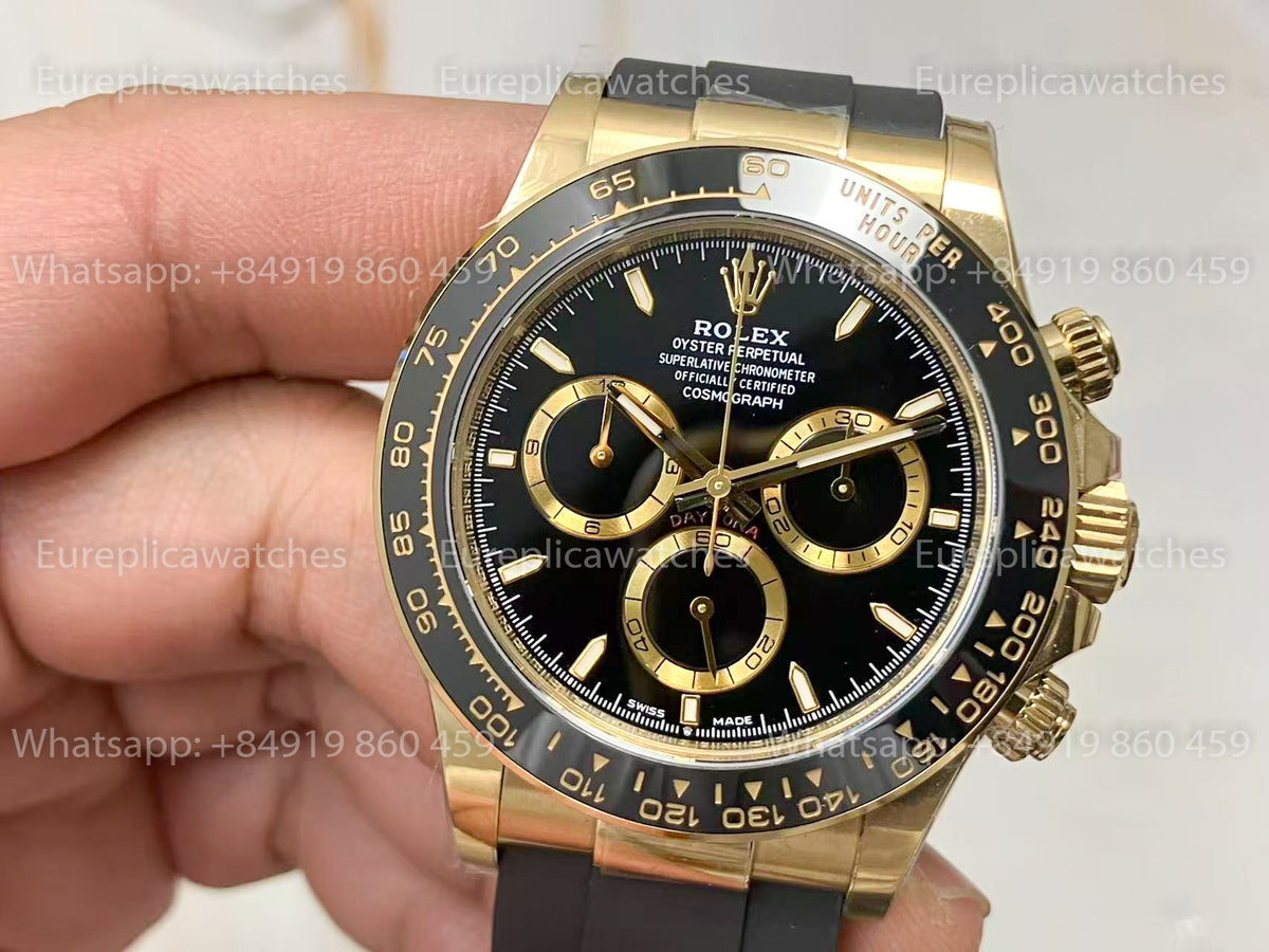 BDS Factory Rolex Cosmograph Daytona 40mm M126518LN-0008 Yellow Gold – Full-Weight Edition