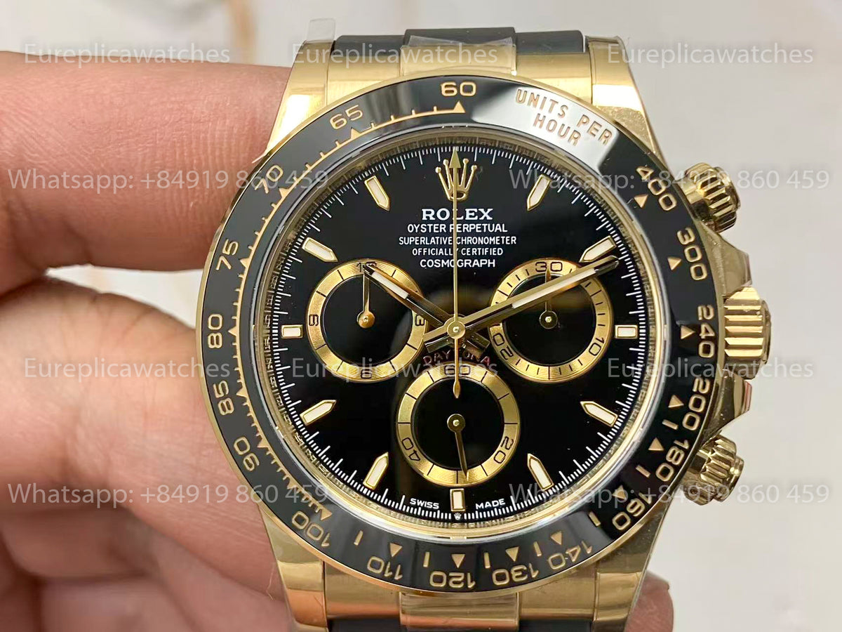 BDS Factory Rolex Cosmograph Daytona 40mm M126518LN-0008 Yellow Gold – Full-Weight Edition