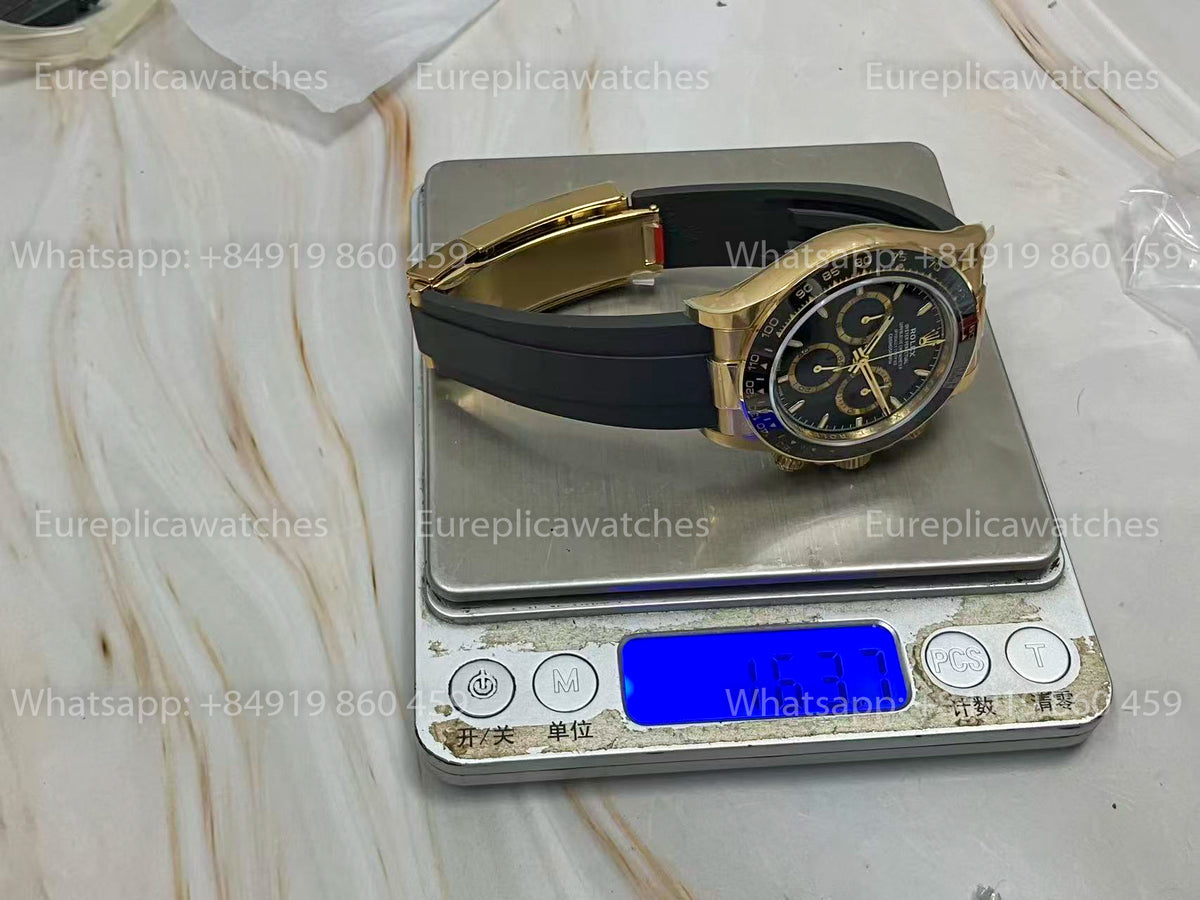 BDS Factory Rolex Cosmograph Daytona 40mm M126518LN-0008 Yellow Gold – Full-Weight Edition