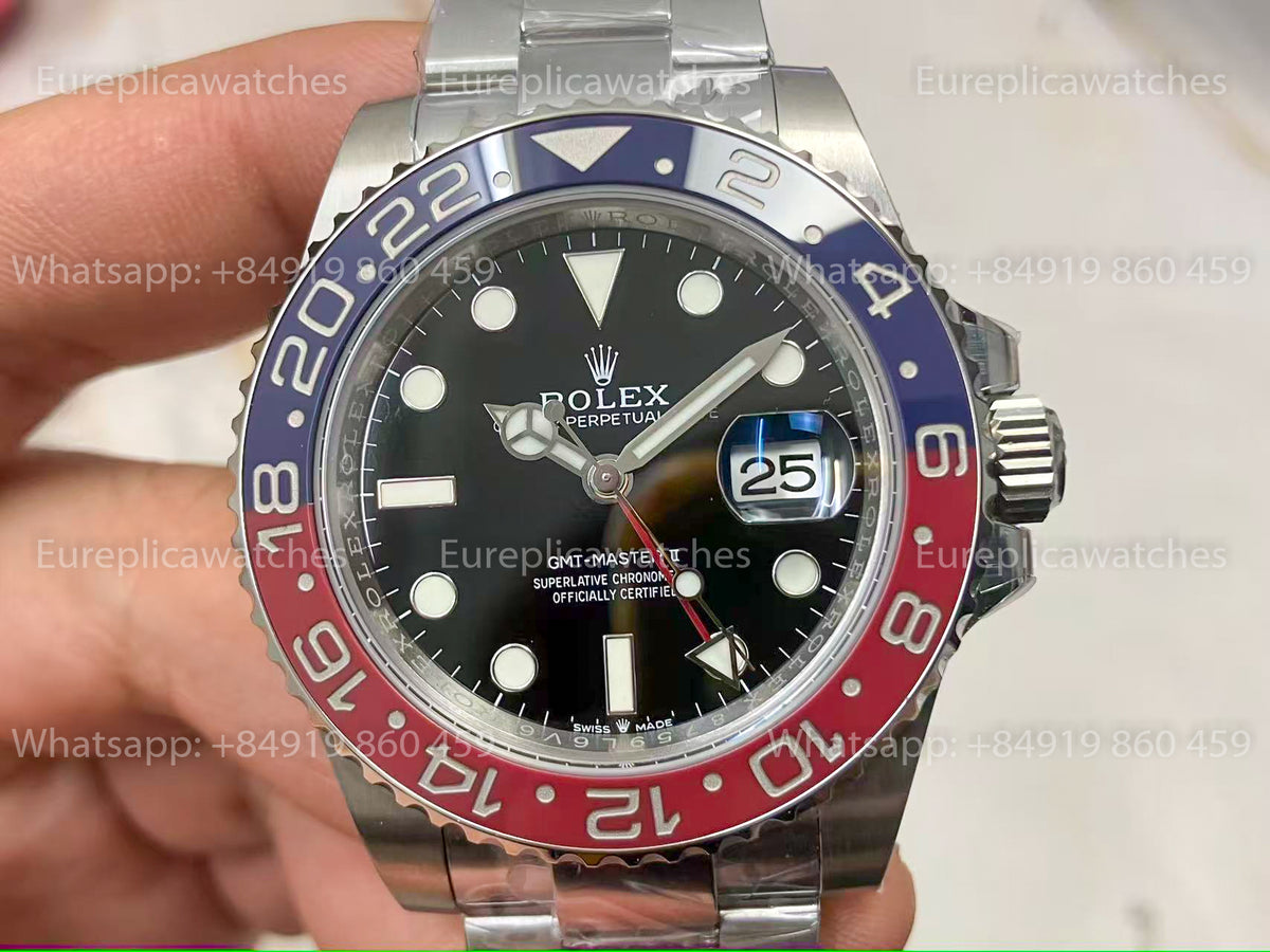 ARF Rolex GMT Master II M126710BLRO-0001 GMT Pepsi ARF Factory Newest Version