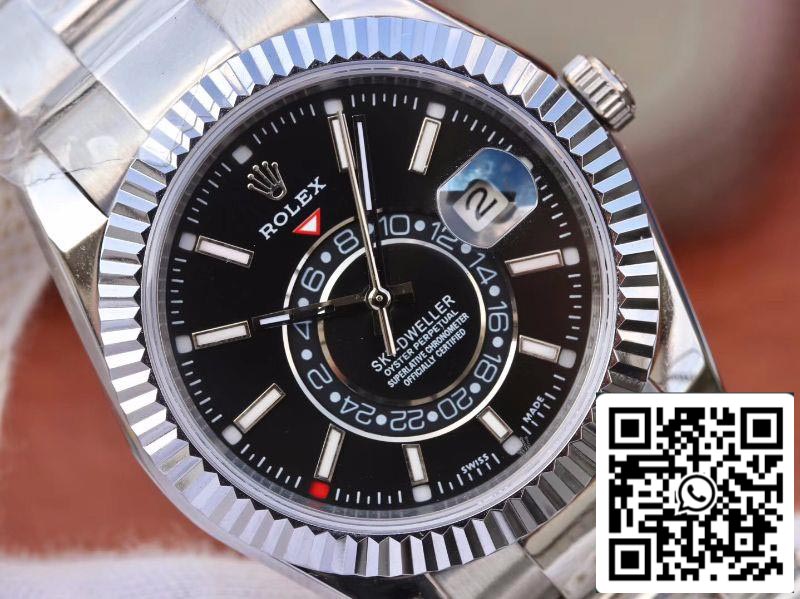 Rolex SKY DWELLER 326139 Beste 1:1 Edition Beste Fabrik mit schwarzem Zifferblatt